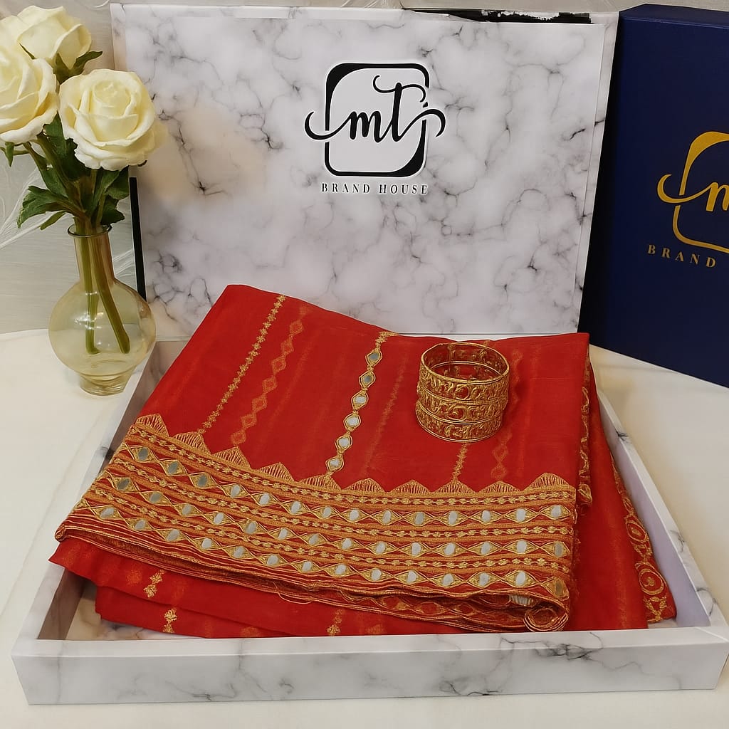 Party Wear Fancy Foil Dupatta
