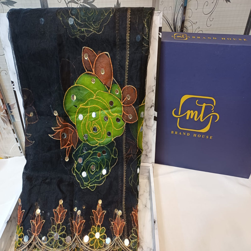 Party Wear Embroidery Dupatta